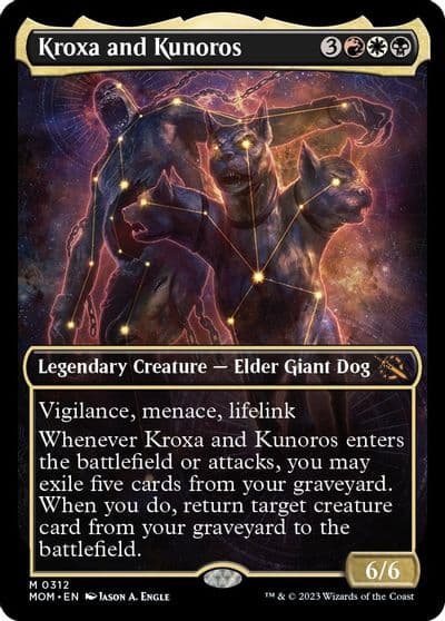 Kroxa and Kunoros Showcase March of the Machine Magic card