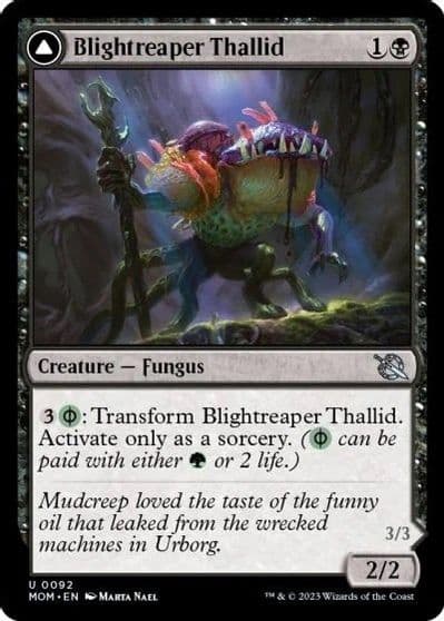 Blightreaper Thallid March of the Machine Magic card