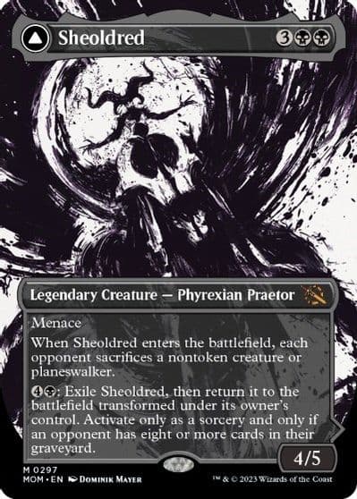 Sheoldred Showcase March of the Machine Magic card