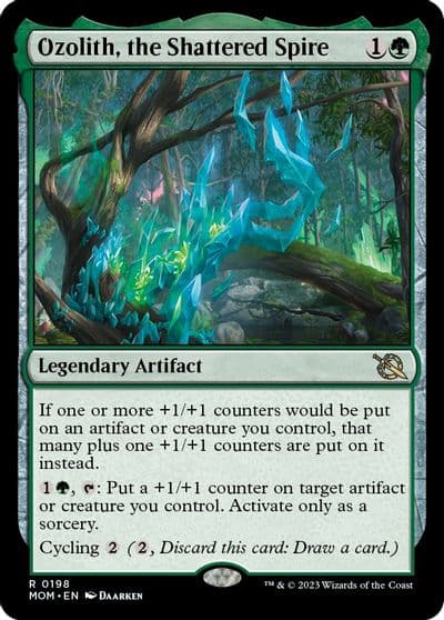 Ozolith the Shattered Spire March of the Machine Magic card