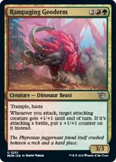 Rampaging Geoderm March of the Machine Magic card