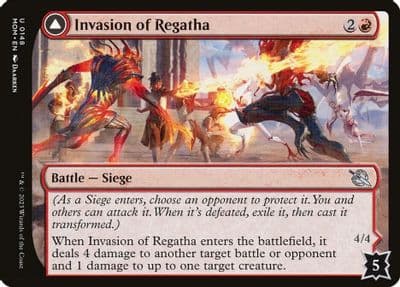 Invasion of Regatha March of the Machine Magic card