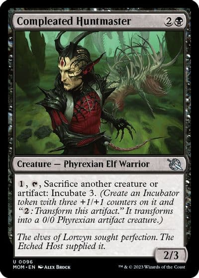 Compleated Huntmaster March of the Machine Magic card