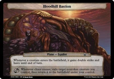 Bloodhill Bastion Planechase: March of the Machine Magic card
