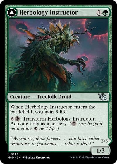 Herbology Instructor March of the Machine Magic card