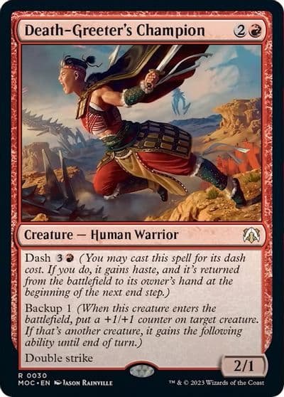 Death Greeters Champion Commander: March of the Machine Magic card