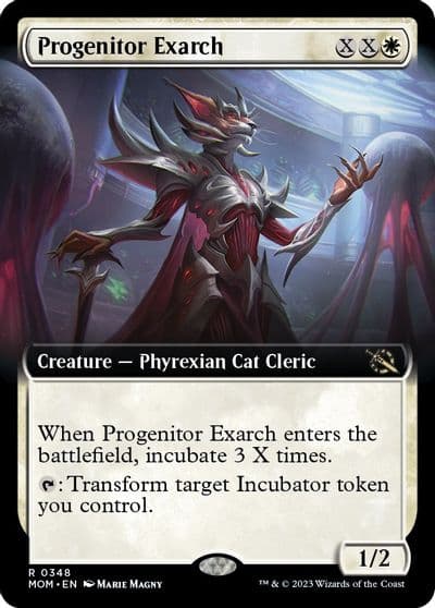 Progenitor Exarch Extended Art March of the Machine Magic card