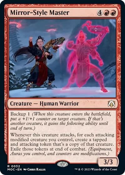 Mirror Style Master Commander: March of the Machine Magic card