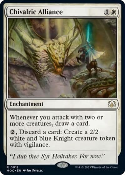 Chivalric Alliance Commander: March of the Machine Magic card