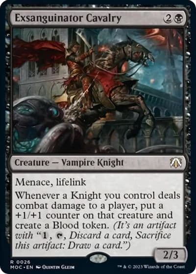 Exsanguinator Cavalry Commander: March of the Machine Magic card