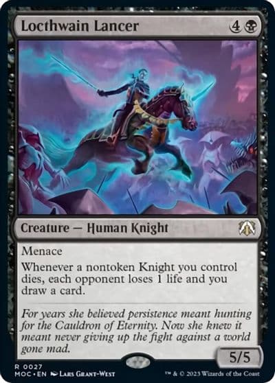 Locthwain Lancer Commander: March of the Machine Magic card