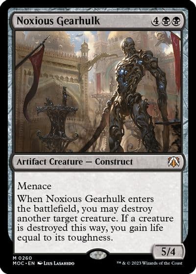 Noxious Gearhulk Commander: March of the Machine Magic card
