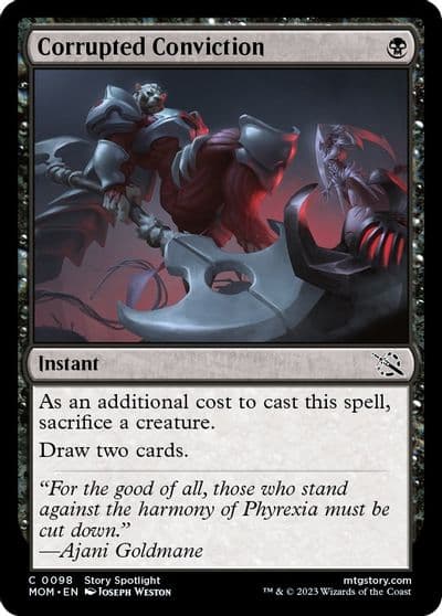 Corrupted Conviction March of the Machine Magic card