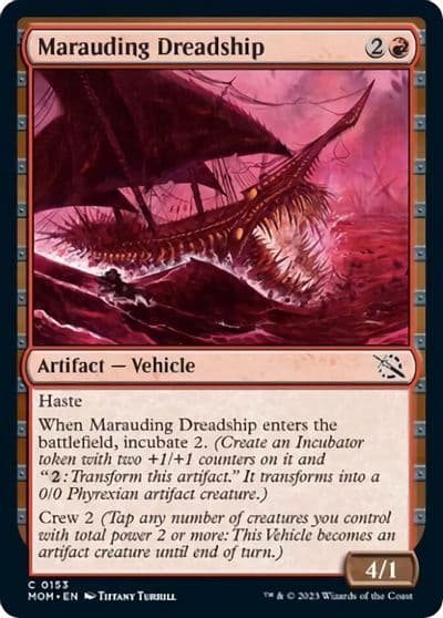 Marauding Dreadship March of the Machine Magic card