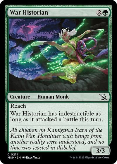 War Historian March of the Machine Magic card