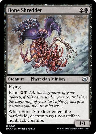 Bone Shredder Commander: March of the Machine Magic card