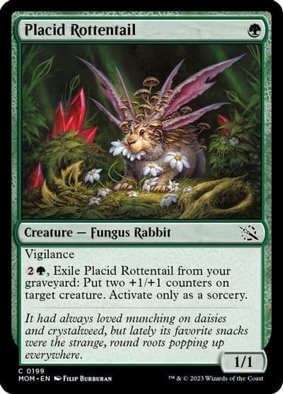 Placid Rottentail March of the Machine Magic card