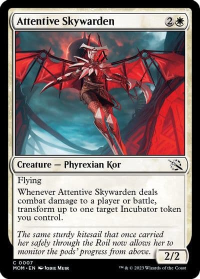 Attentive Skywarden March of the Machine Magic card