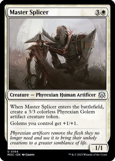 Master Splicer Commander: March of the Machine Magic card