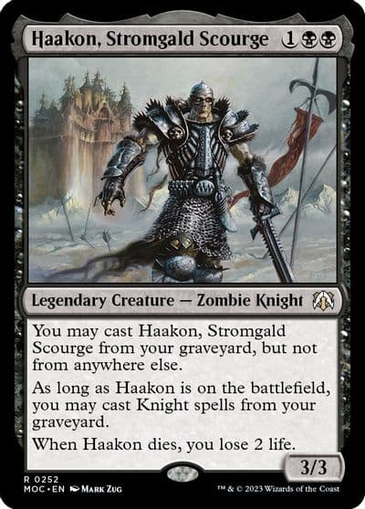 Haakon Stromgald Scourge Commander: March of the Machine Magic card