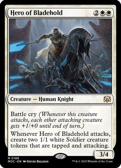 Hero of Bladehold Commander: March of the Machine Magic card