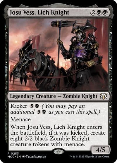 Josu Vess Lich Knight Commander: March of the Machine Magic card