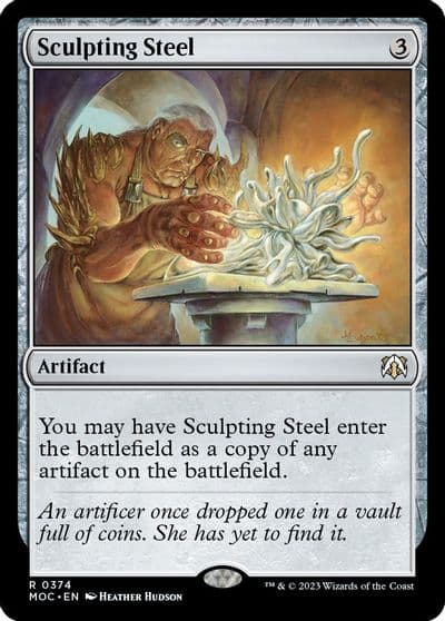 Sculpting Steel Commander: March of the Machine Magic card