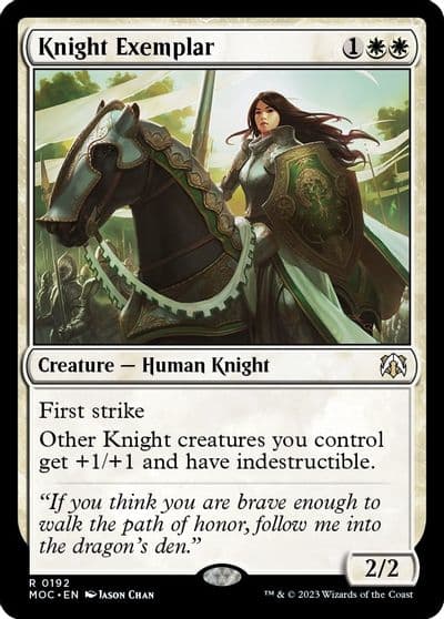 Knight Exemplar Commander: March of the Machine Magic card