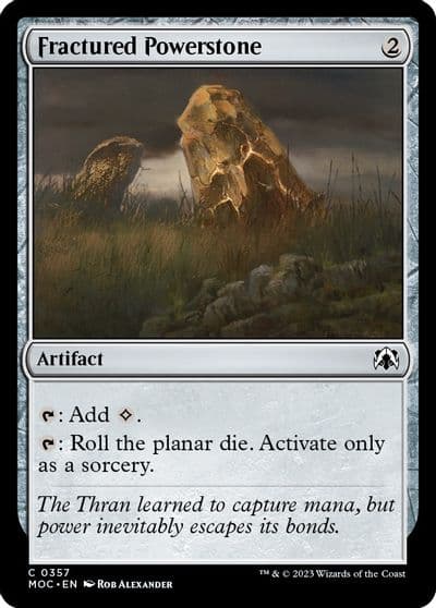 Fractured Powerstone Commander: March of the Machine Magic card