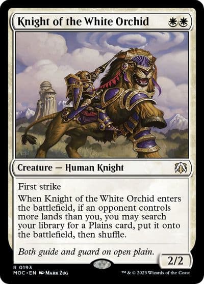 Knight of the White Orchid Commander: March of the Machine Magic card