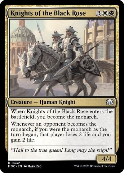 Knights of the Black Rose Commander: March of the Machine Magic card