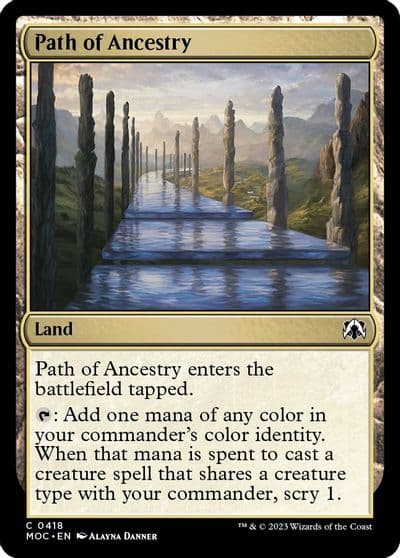 Path of Ancestry Commander: March of the Machine Magic card