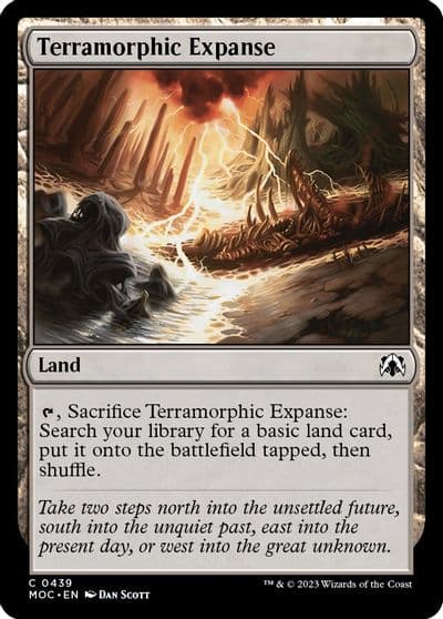Terramorphic Expanse Commander: March of the Machine Magic card