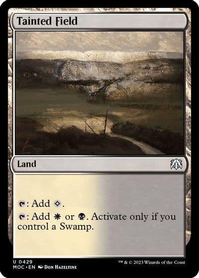 Tainted Field Commander: March of the Machine Magic card