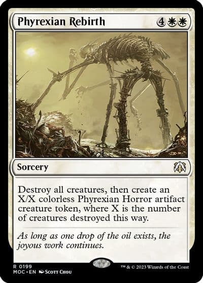 Phyrexian Rebirth Commander: March of the Machine Magic card