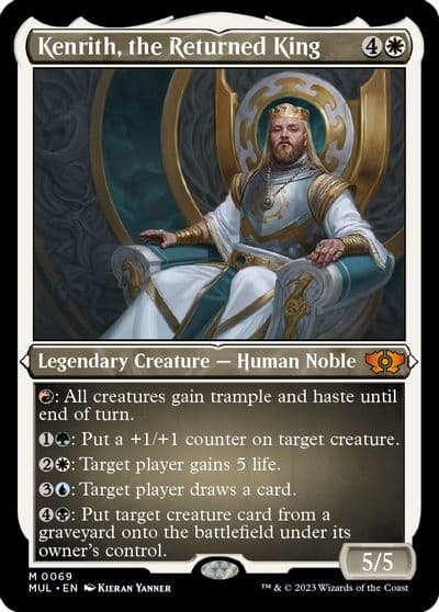 Kenrith the Returned King Foil Etched March of the Machine: Multiverse Legends Magic card