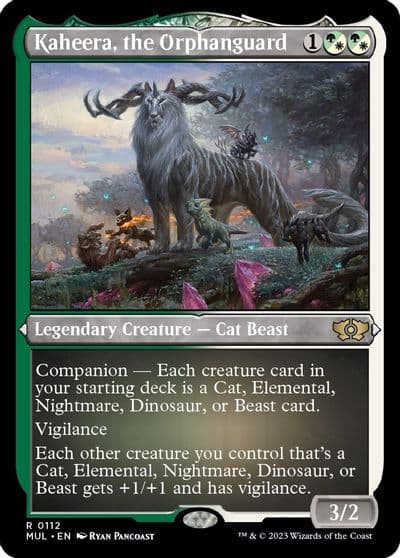 Kaheera the Orphanguard Foil Etched March of the Machine: Multiverse Legends Magic card