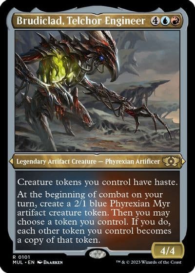 Brudiclad Telchor Engineer Foil Etched March of the Machine: Multiverse Legends Magic card