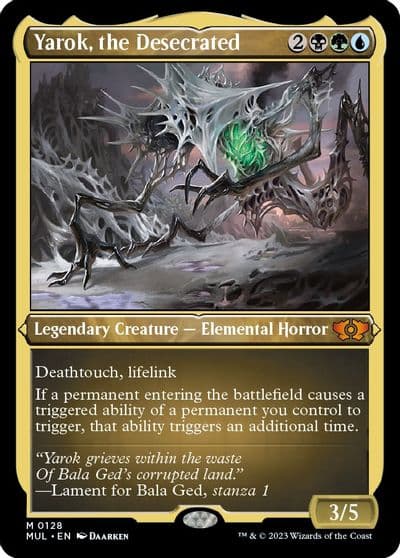 Yarok the Desecrated Foil Etched March of the Machine: Multiverse Legends Magic card