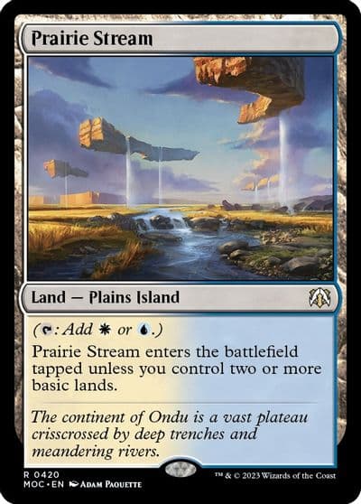Prairie Stream Commander: March of the Machine Magic card