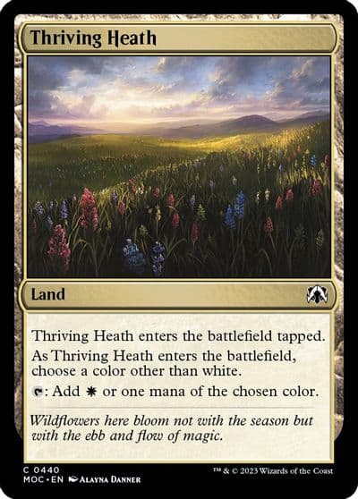 Thriving Heath Commander: March of the Machine Magic card