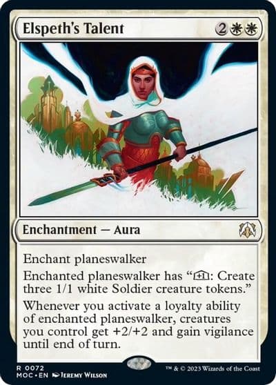 Elspeths Talent Commander: March of the Machine Magic card
