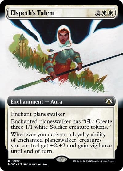 Elspeths Talent Extended Art Commander: March of the Machine Magic card