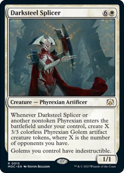 Darksteel Splicer Commander: March of the Machine Magic card