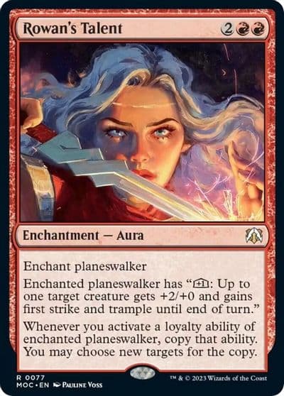Rowans Talent Commander: March of the Machine Magic card