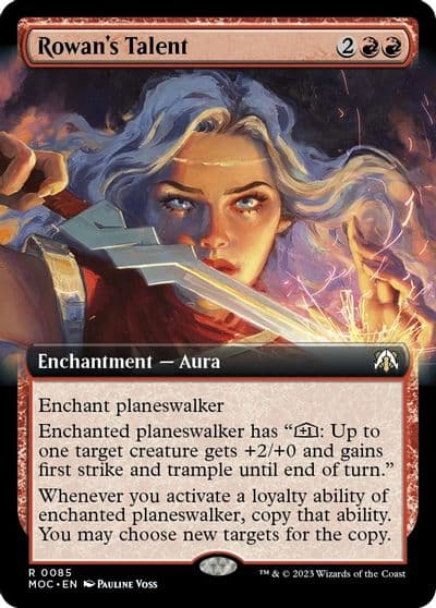 Rowans Talent Extended Art Commander: March of the Machine Magic card