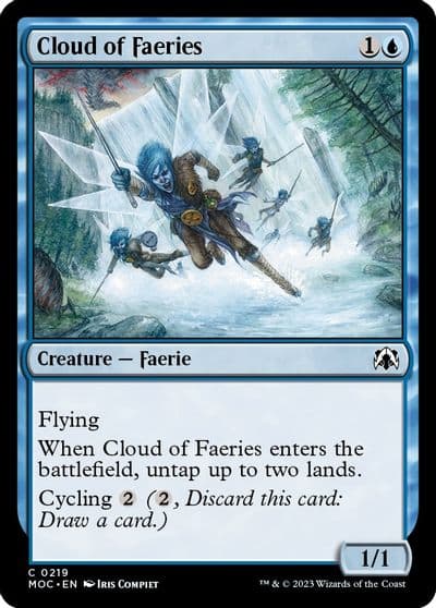 Cloud of Faeries Commander: March of the Machine Magic card