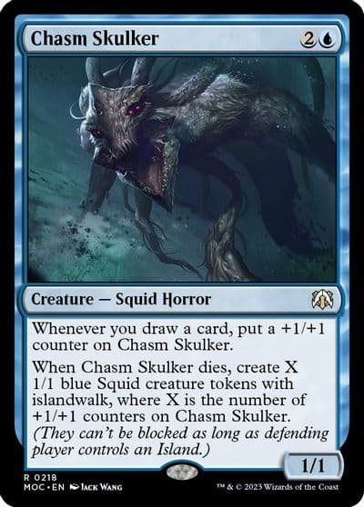 Chasm Skulker Commander: March of the Machine Magic card