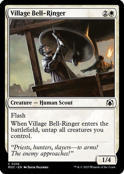 Village Bell Ringer Commander: March of the Machine Magic card