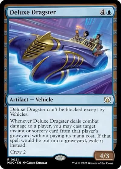 Deluxe Dragster Commander: March of the Machine Magic card